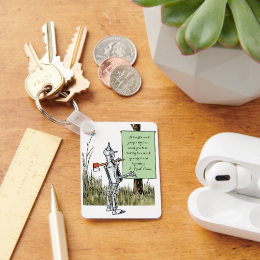  wizard voor Oz, Tinman Reading Sign Sleutelhanger (Bureau)