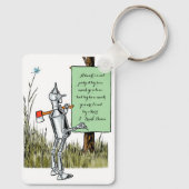  wizard voor Oz, Tinman Reading Sign Sleutelhanger (Achterkant)