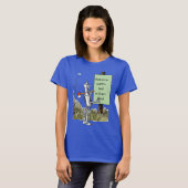  wizard voor Oz, Tinman Reading Sign T-shirt (Voorkant volledig)