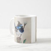 Wizard Wren en Fantasy Robin - vogelMok Koffiemok (Voorkant links)
