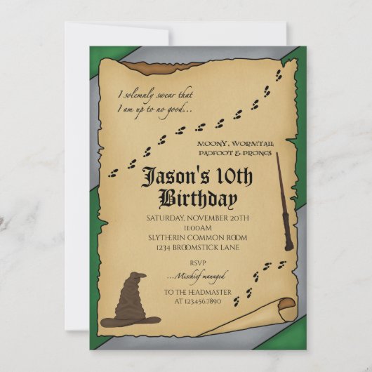 Wizardry Invitation (Devant)