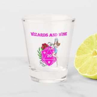 Wizards en wijn shot glas