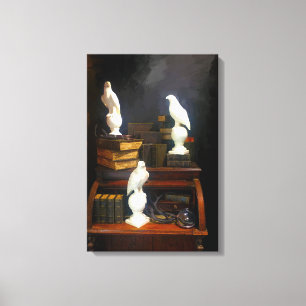 Wizards Library Canvas Afdruk
