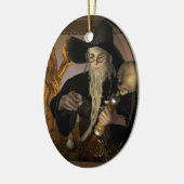 Wizards Magic Fantasy Illustration Ornament (Links)