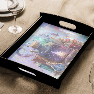 Wizardtabel Waterverf Witch Spellcasting Desk Tissuepapier