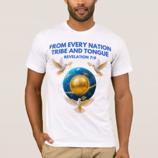 WK 2026 - Christelijk Voetbal en Wereldwijde Eenhe T-shirt