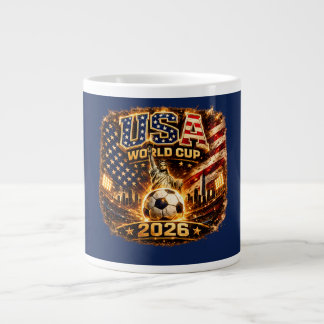 WK 2026 USA Vintage Liberty Voetbal Kunstbeker Extra Grote Beker