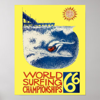 WK surfen 66’ Surf Poster
