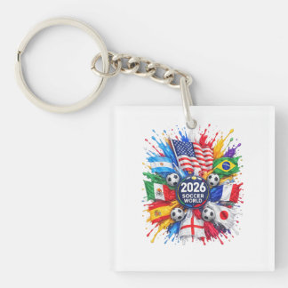 WK Voetbal 2026 Sleutelhanger