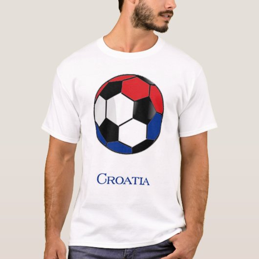 WK-voetbal Kroatië T-shirt (Voorkant)