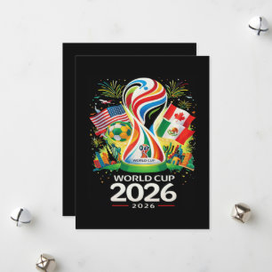 WK Voetbaltoernooi 2026 Feestdagenkaart