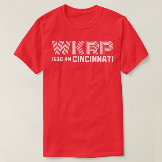 WKRP in Cincinnati 1 T-shirt (Design voorkant)