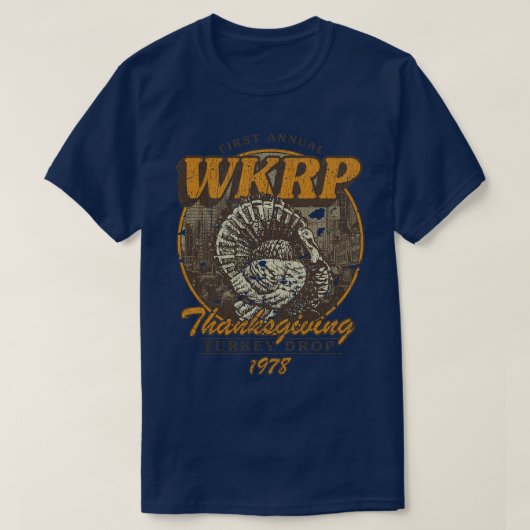 WKRP Turkije - Daling 1978 T-shirt (Design voorkant)