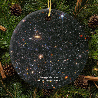 WLM James Webb Ruimtetelescoop Hi-Res Kerstmis Keramisch Ornament