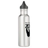 WLU Zoo Science Bouteille en acier inoxydable (Gauche)