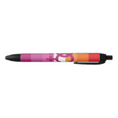 WLW Lesbian Pride Flag Zwarte Inkt Pen (Bodem)