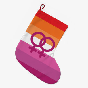WLW Lesbische Pride-vlag Grote Kerstsok