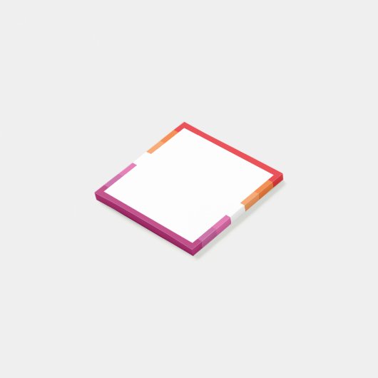 WLW Lesbische Pride-vlag Post-it® Notes (Schuin)