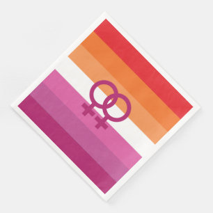 WLW Lesbische Pridevlag Servet