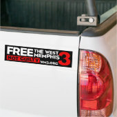 WM3 NOT GUILTY bumper sticker (Sur camion)