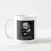 Wm James Citation "Être Sage" Cartes Cadeaux Mugs  (Gauche)