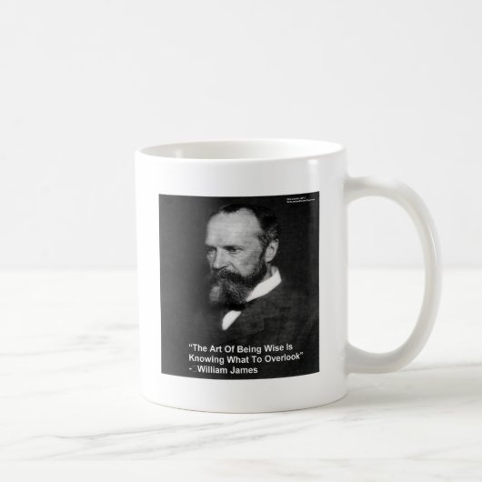 Wm James Citation "Être Sage" Cartes Cadeaux Mugs  (Droite)