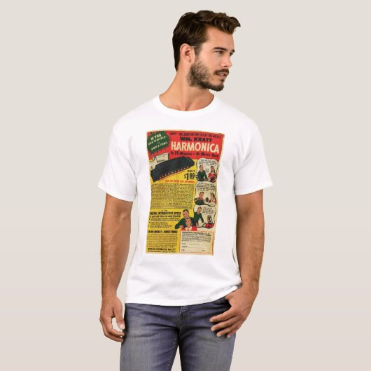 WM Kratt Harmonicas T-shirt (Voorkant volledig)
