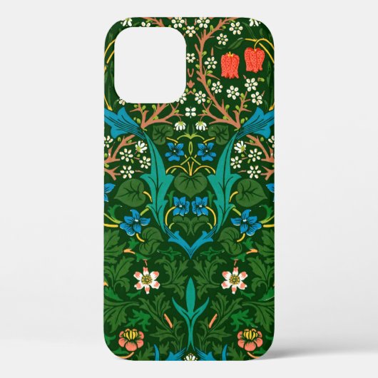 WM Morris Blackthorn Art Nouveau Pattern Case-Mate iPhone Case (Achterkant)