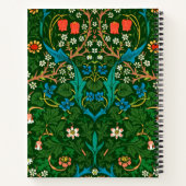 WM Morris Blackthorn Art Nouveau Pattern Notitieboek (Achterkant)
