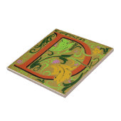 Wm Morris Lettre d'ordre "D" Carreaux de céramique (Côté)