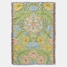 Wm Morris Myrtle Florale Art Nouveau Pastel