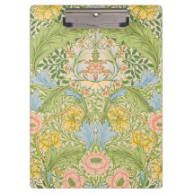 Wm Morris Myrtle Florale Art Nouveau Pastel