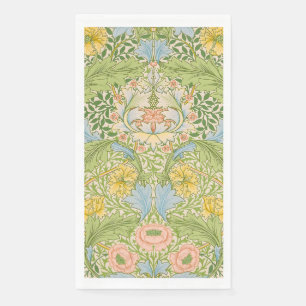 Wm Morris Myrtle Florale Art Nouveau Pastel Servet