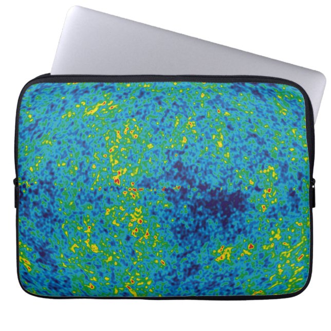 WMAP Microgolf Anisotropie Probe Universum Kaart Laptop Sleeve (Voorkant)