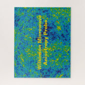 WMAP Microgolf Anisotropie Probe Universum Kaart Legpuzzel (Verticaal)