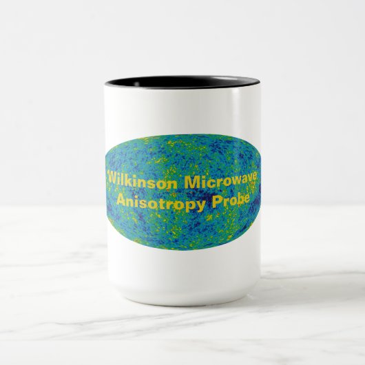 WMAP Microgolf Anisotropie Probe Universum Kaart Mok (Midden)