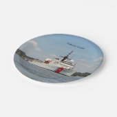 WMEC 907 Escanaba assiette en papier (Angle)