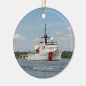 WMEC 907 Escanaba-siermiddel Keramisch Ornament (Links)