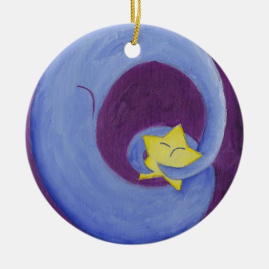 Wmoon Keramisch Ornament (Voorkant)