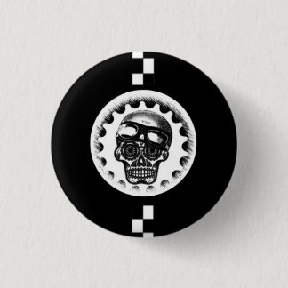 W'n Cafe Racer Sugar Skull Ronde Button 3,2 Cm