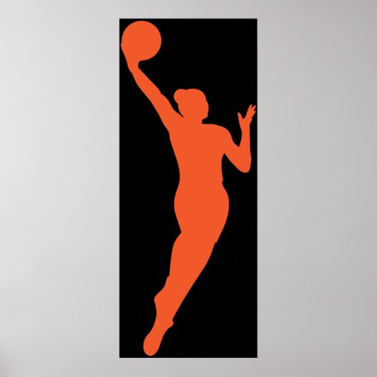 WNBA Basketball Poster (Voorkant)