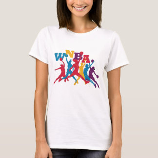 WNBA T-shirt met basketbal voor dames