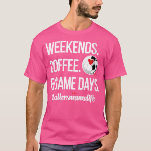 Wo Baller Mama Trotse Voetbal Volleybal Speler Bal T-shirt