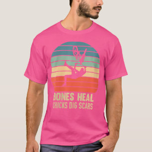 Wo Botten Heal Chicks Dig Scars BMX T-shirt