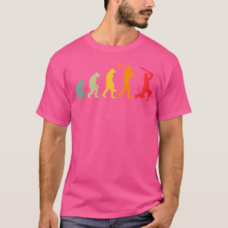 Wo Grappige Menselijke Cricket Evolutie Grappig Cr T-shirt