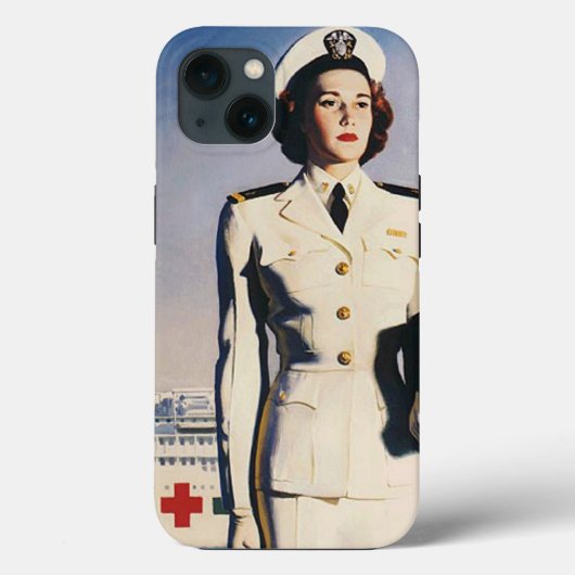 WO II Navy Nurse iPhone 5 Hoesje (Achterkant)