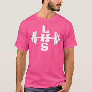 Wo Lft Hvy Sht Lift Zwaar Gewichtheffen LHS Barbel T-shirt