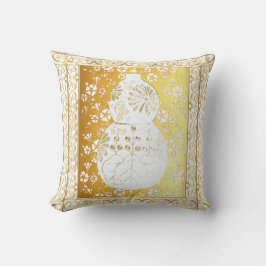 Wo lou feng shui gourd Throw Pillow Kussen