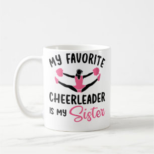 Wo Mijn Favoriete Cheerleader Is Mijn Zus Cheerlea Koffiemok