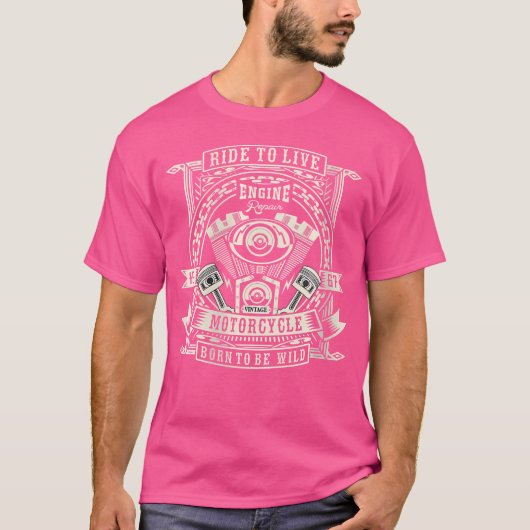 Wo Motorfiets T-shirt (Voorkant)